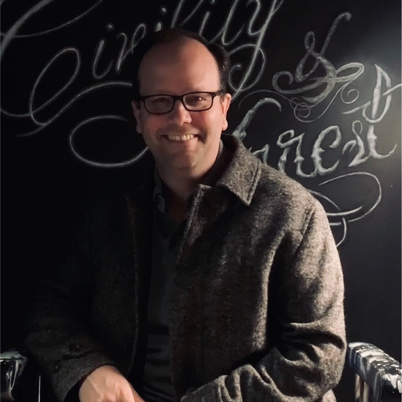 Steve Armstrong, VP of Operations and Finance at BNFT seen posing for a photo in a full black color outfit